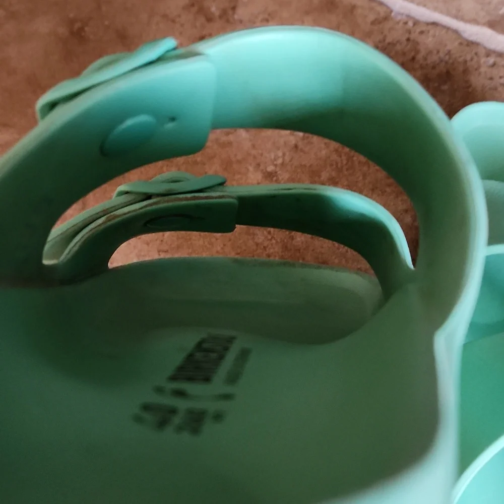 Birkenstock Womans Mint Green Sandals Size EUR 40 - Picture 11 of 14